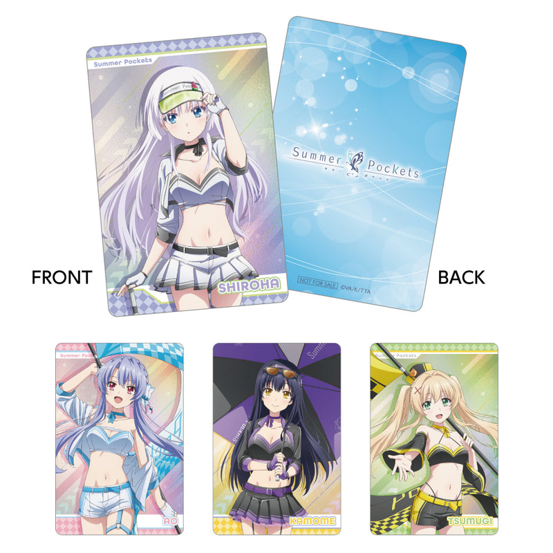 Summer Pockets 本革二つ折り財布 / 特典： 鳴瀬 しろは