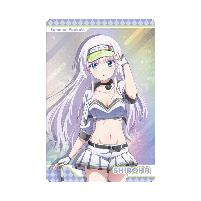 Summer Pockets 本革二つ折り財布 / 特典： 鳴瀬 しろは