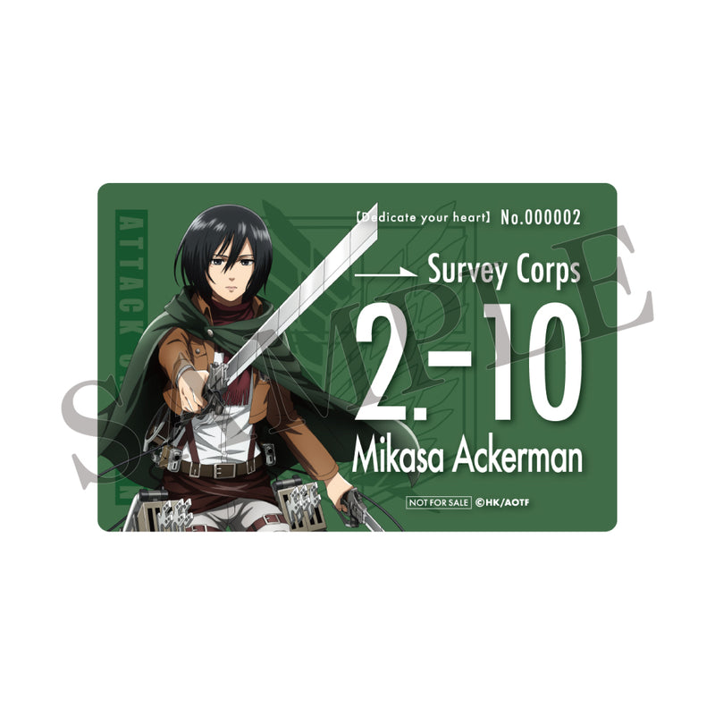 進撃の巨人 ミニ財布 特典： ミカサ・アッカ―マン| アニメ グッズ 通販